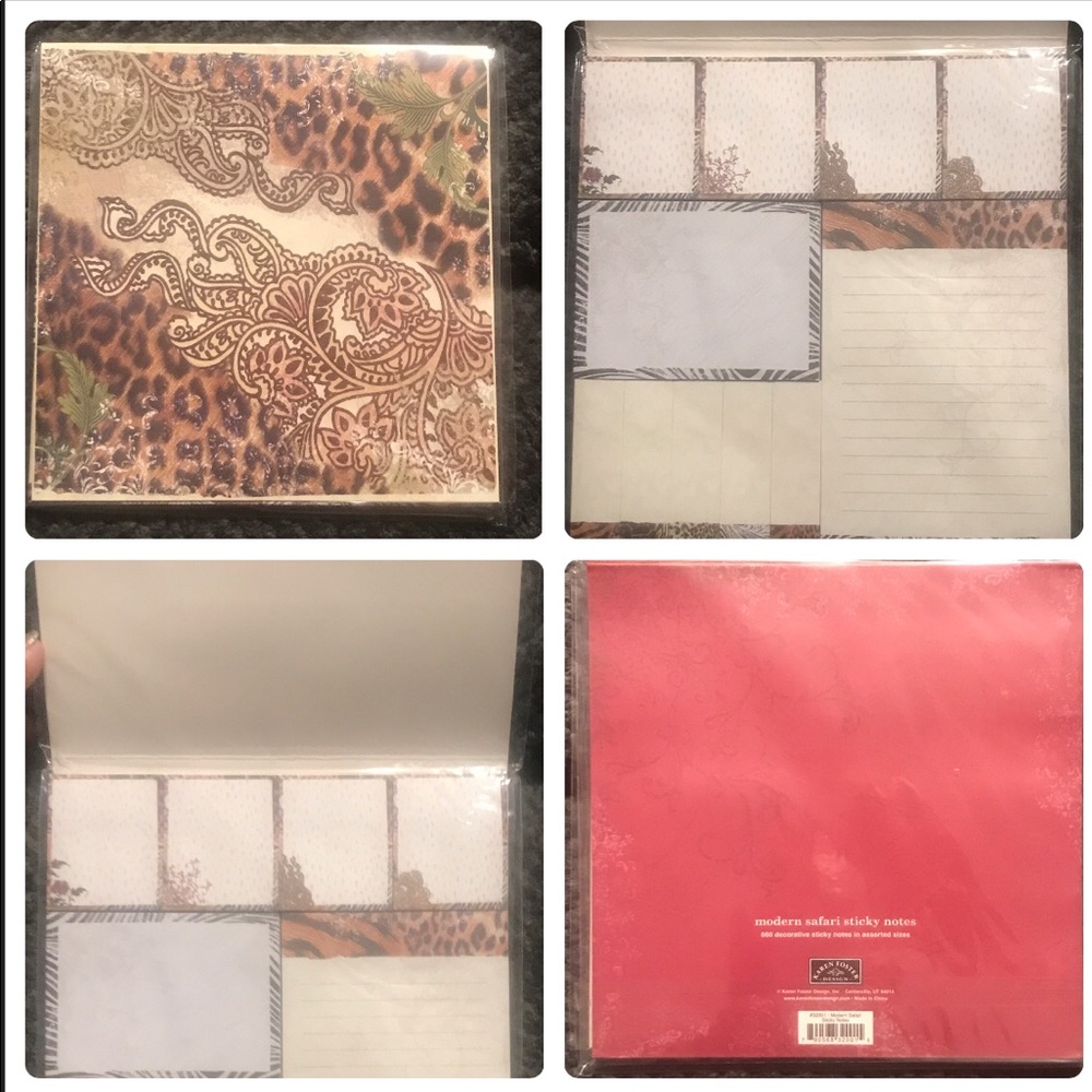 New Karen Foster Modern Safari Sticky Notes
